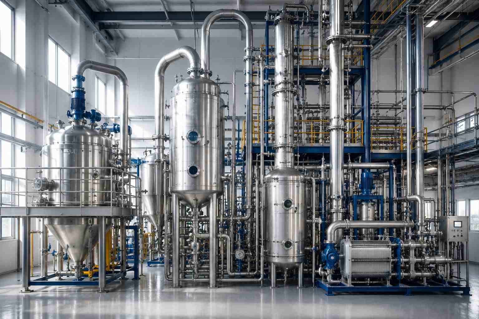 Evaporação e destilação Industrial