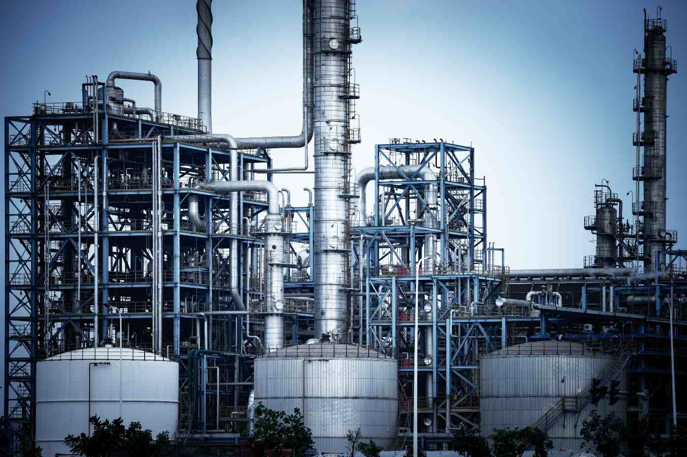 Instalações industriais da indústria química e petroquímica